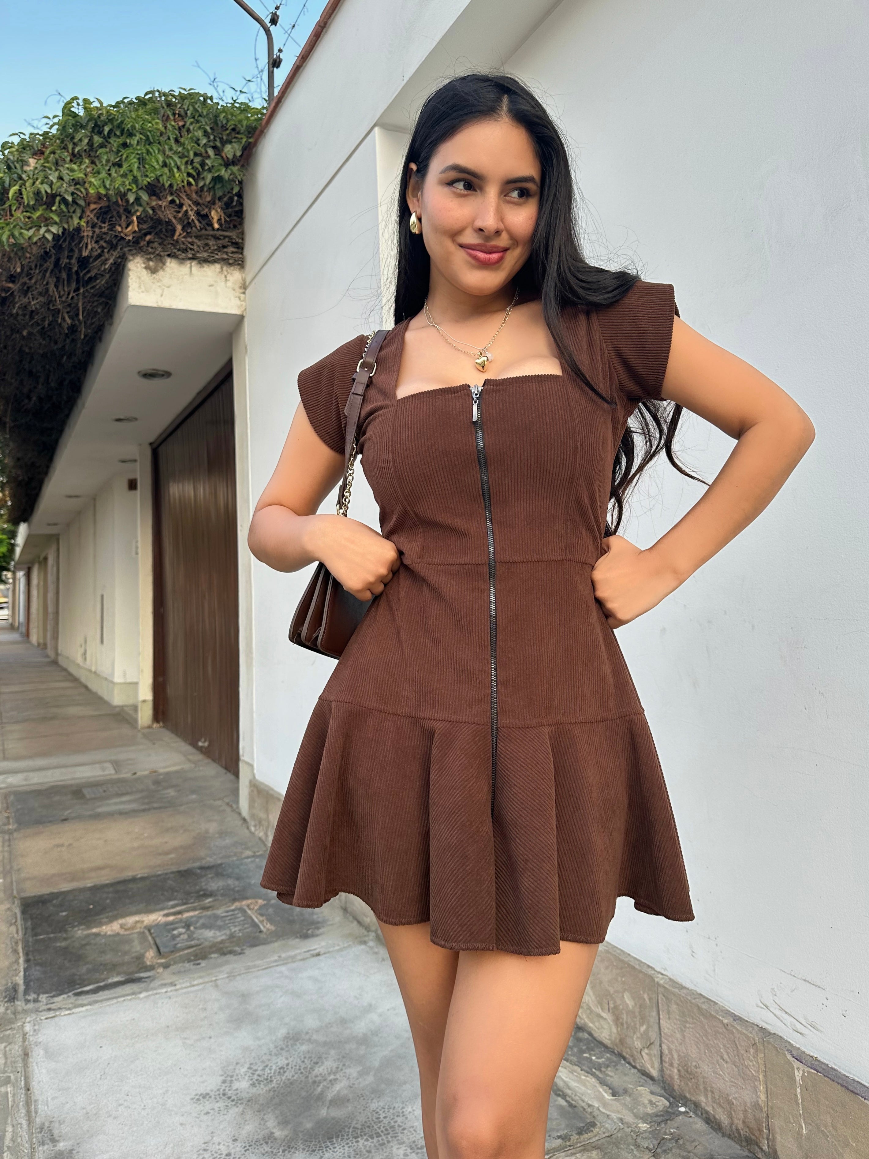 Melissa Vestido marron