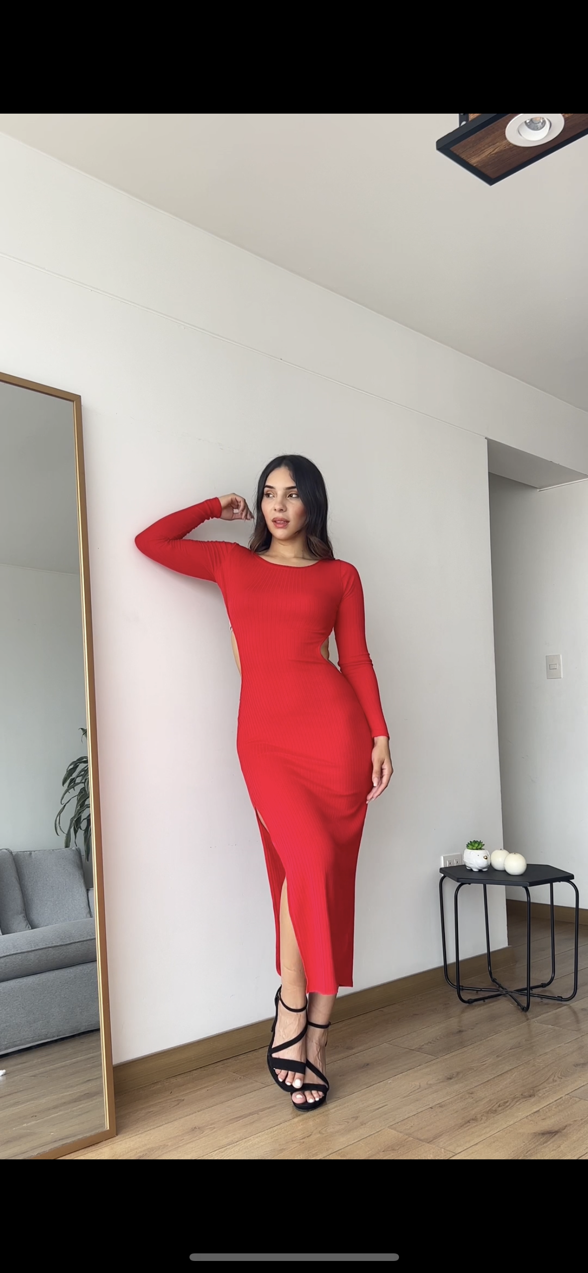 Megan vestido rojo