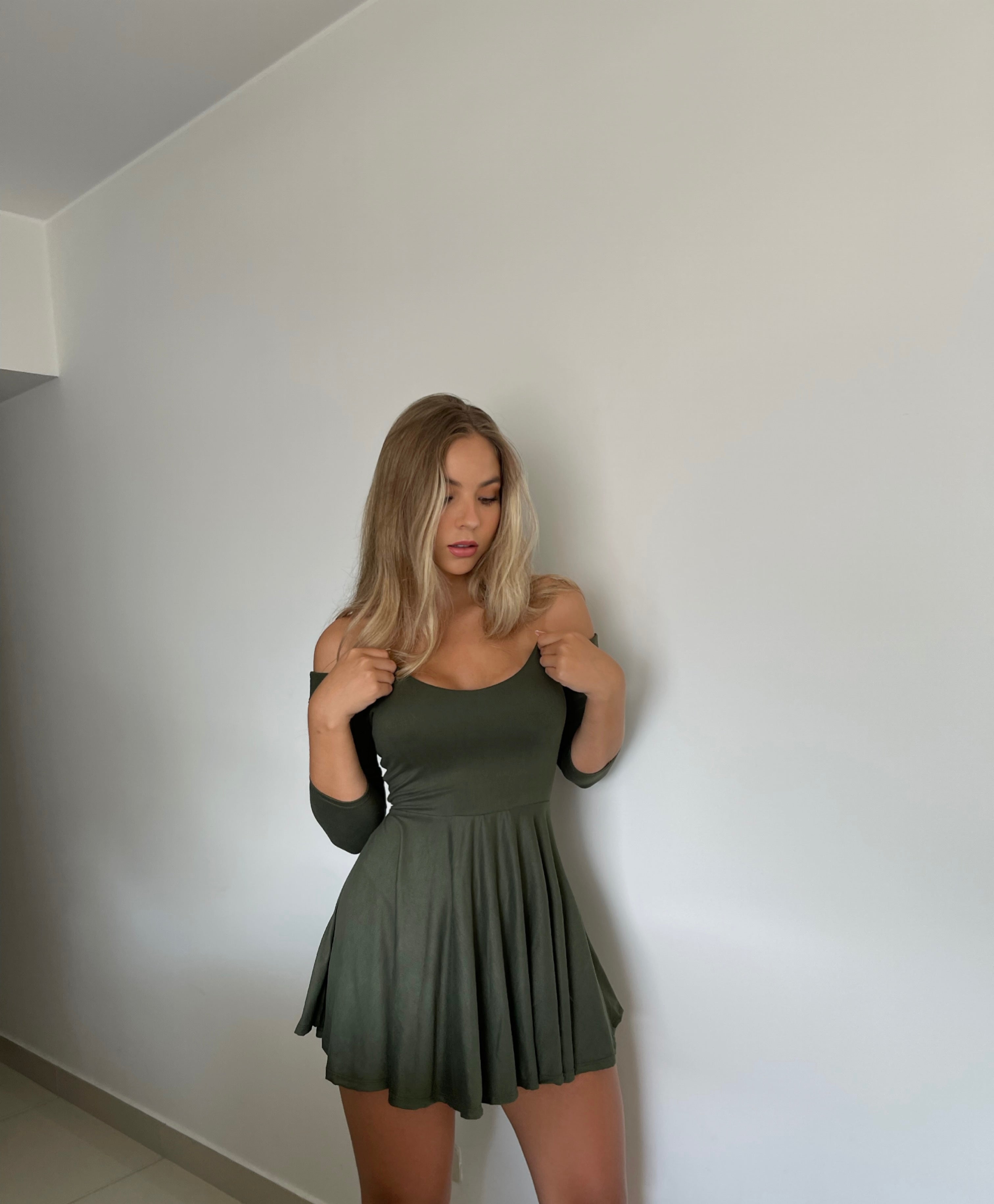 Nicole Vestido verde