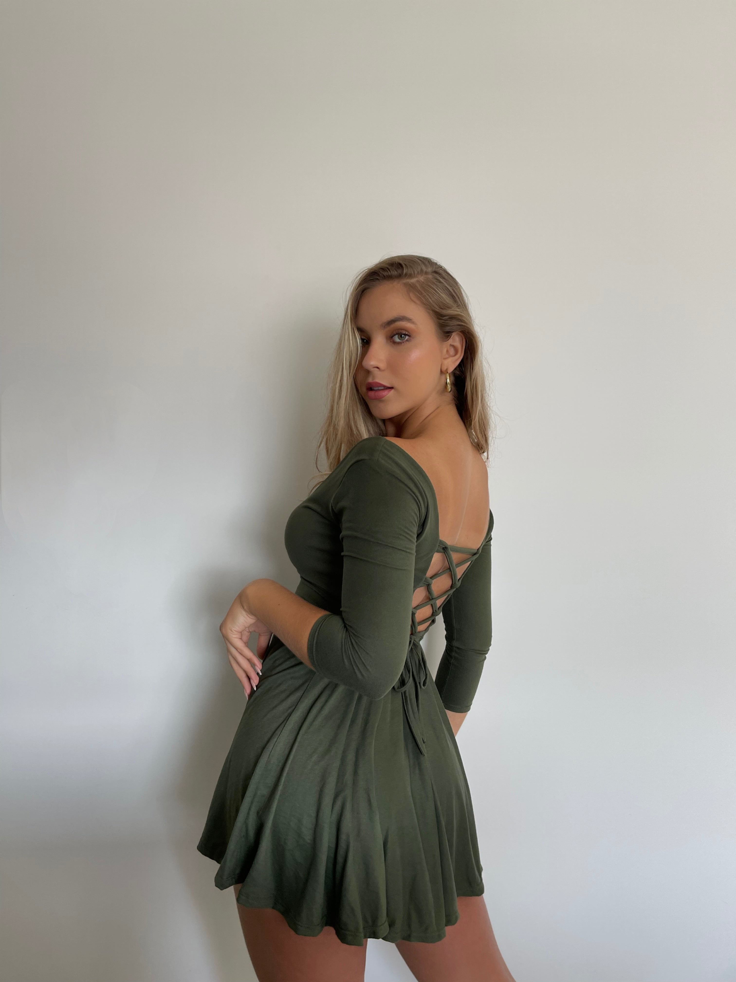Nicole Vestido verde